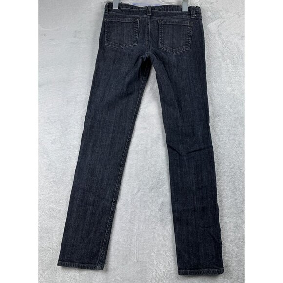 Forever 21 Skinny Jeans Womens Size 27 Low Rise Dark Wash Denim Stretch Blue - Picture 2 of 12